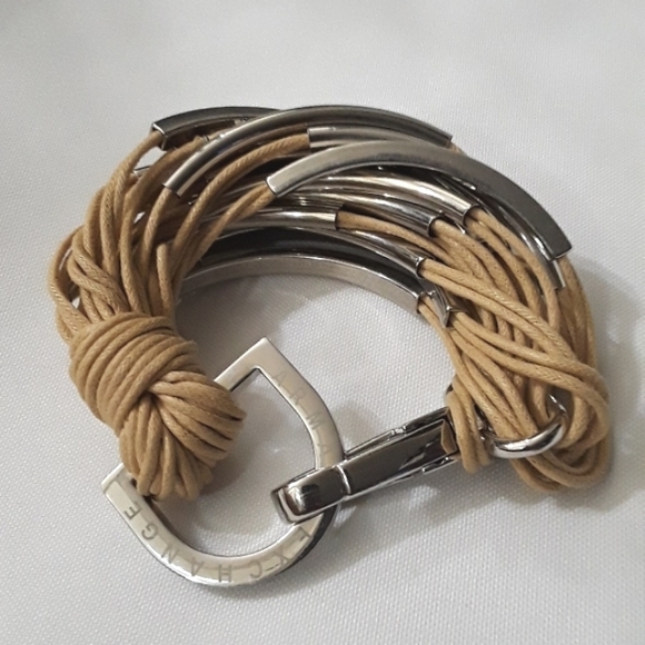 Armani Exchange Multi Tube Statement Bracelet - Picture 3 of 7